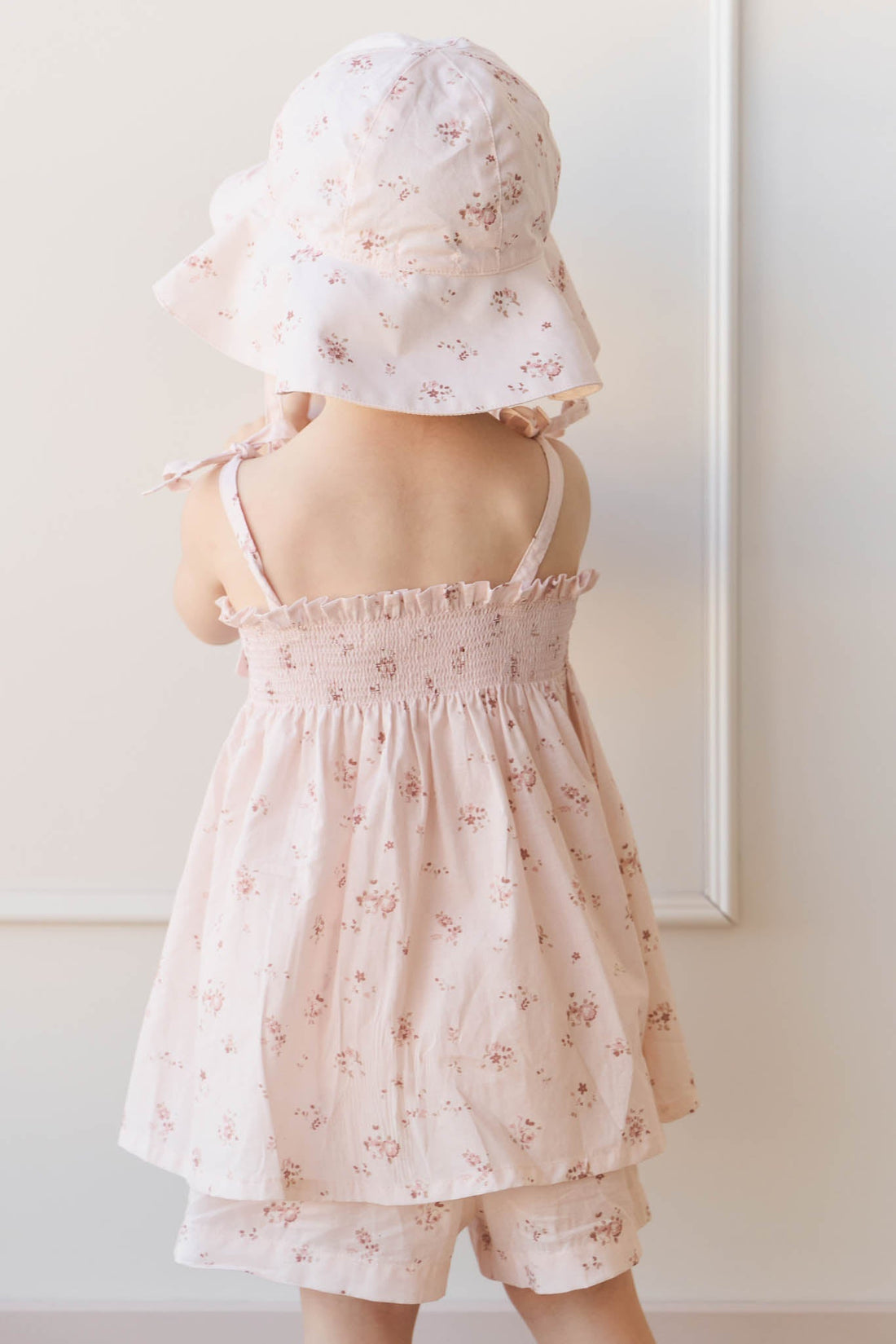 Organic Cotton Ellie Top - Petite Fleur Soft Peony by Jamie Kay