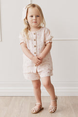 Organic Cotton Muslin Celine Top - Irina Shell by Jamie Kay