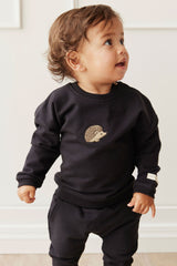Organic Cotton Damien Sweatshirt - Constellation Hedgehog by Jamie Kay