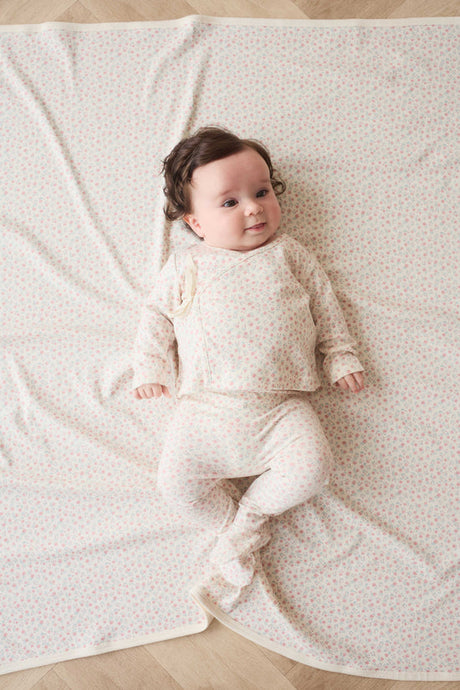 Organic Cotton Murphy Wrap - Posy Garden Pink by Jamie Kay