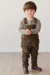 Arlo Cord Overall - Deep Olive by Jamie Kay