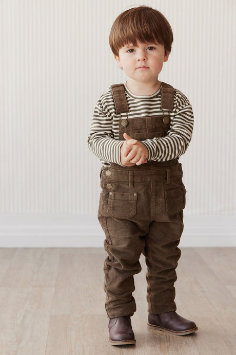 Arlo Cord Overall - Deep Olive by Jamie Kay