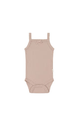 Organic Cotton Modal Singlet Bodysuit - Parfait by Jamie Kay