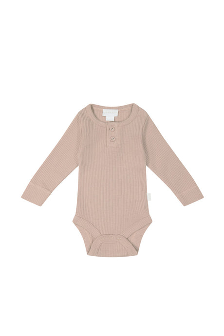 Organic Cotton Modal Long Sleeve Bodysuit by Jamie Kay