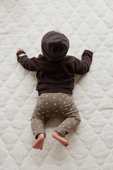 Organic Cotton Damien Sweatshirt - Dark Chocolate by Jamie Kay