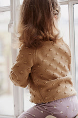 Dotty Knit Jumper - Caramel Cream by Jamie Kay