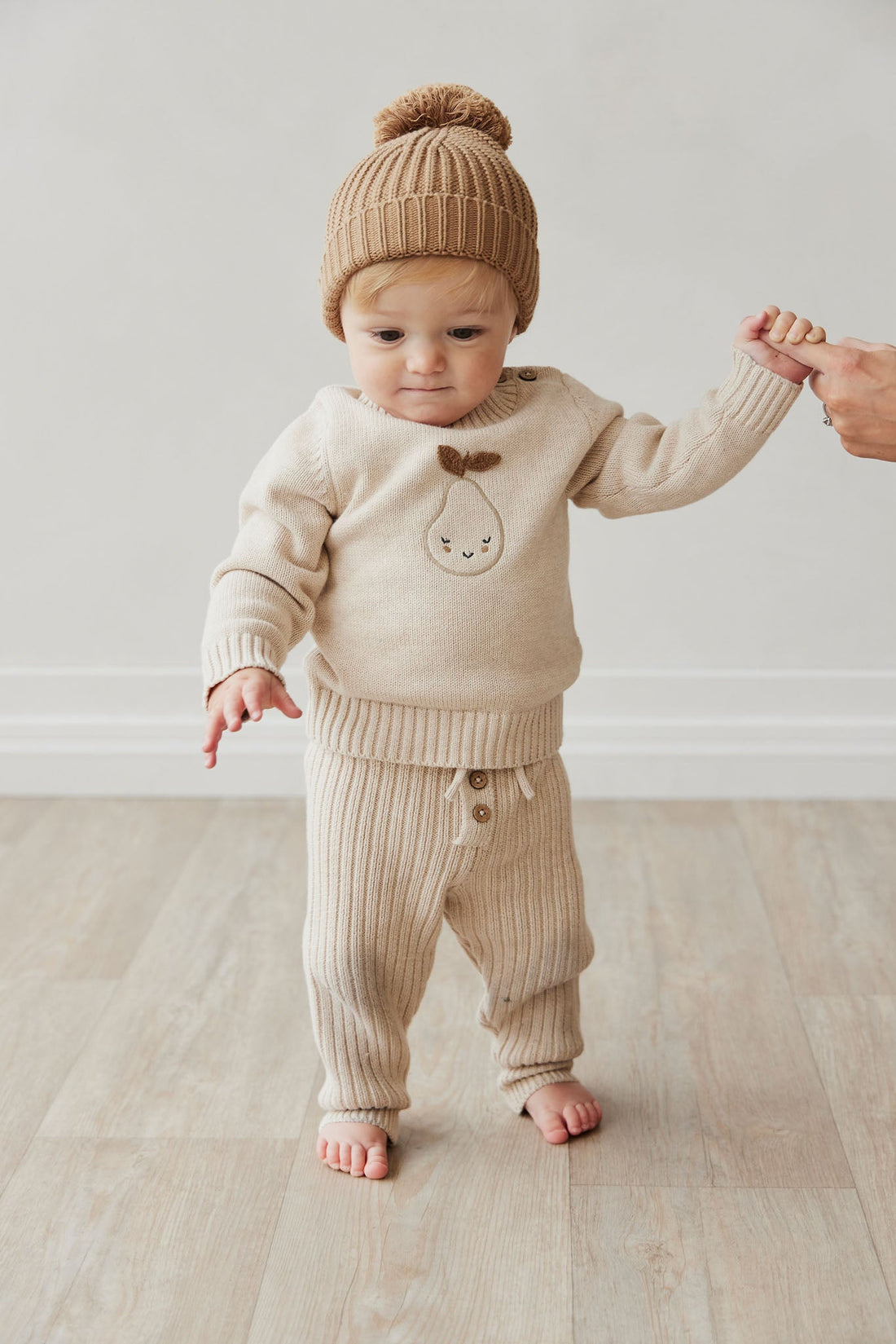 Jesse Pant - Oatmeal Marle by Jamie Kay