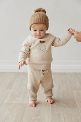 Jesse Pant - Oatmeal Marle by Jamie Kay