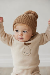 Aurelie Beanie - Caramel Cream by Jamie Kay
