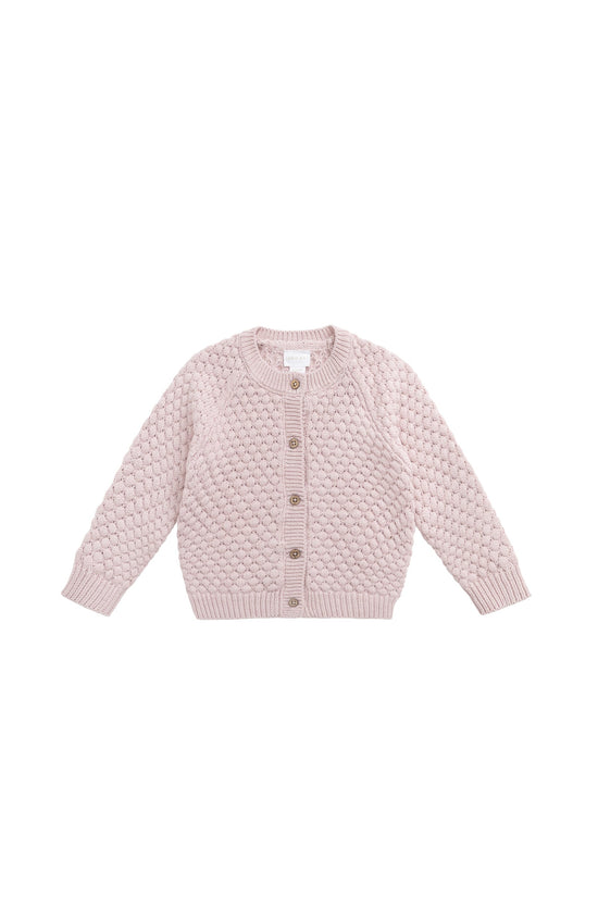 Maple Cardigan - Pastel Pink Marle by Jamie Kay