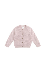 Maple Cardigan - Pastel Pink Marle by Jamie Kay