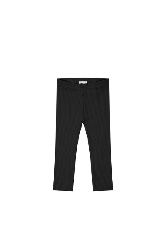Organic Cotton Modal Everyday Legging- Ebony by Jamie Kay