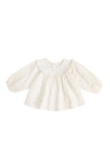 Organic Cotton Muslin Amira Blouse - Vintage Ditsy by Jamie Kay