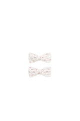 Organic Cotton Noelle 2pk Bow - Victoria Blush by Jamie Kay
