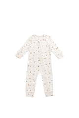 Organic Cotton Reese Zip Onepiece - Forest Gathering by Jamie Kay