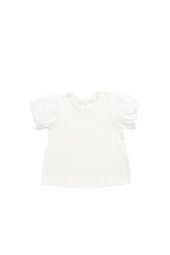 Pima Cotton Myla Top - Parchment by Jamie Kay