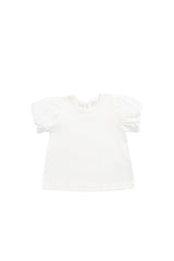 Pima Cotton Myla Top - Parchment by Jamie Kay