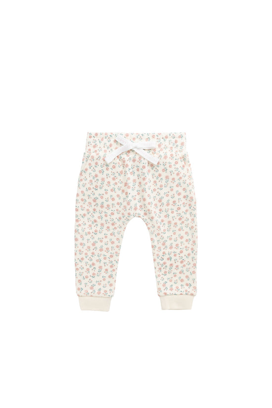 Organic Cotton Lilith Track Pant- Posy Garden Pink by Jamie Kay