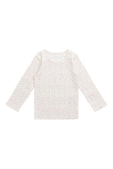 Organic Cotton Long Sleeve Top- Posy Garden Pink by Jamie Kay