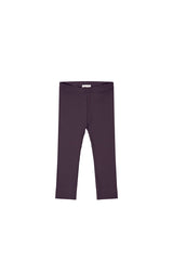 Organic Cotton Modal Everyday Legging- Blackberry by Jamie Kay