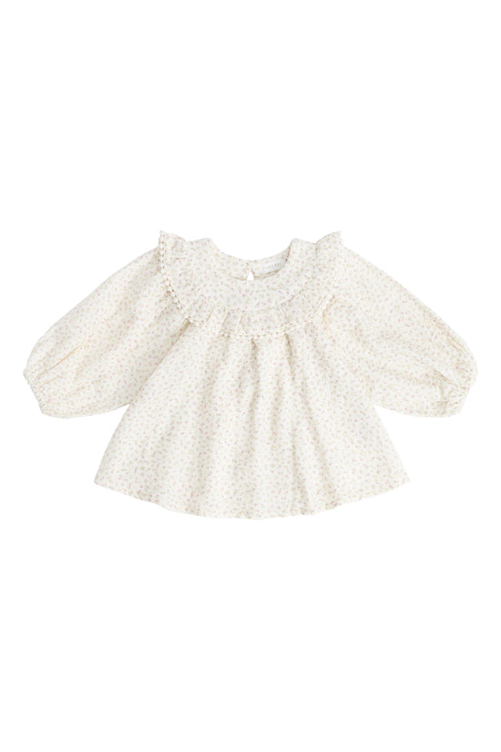 Organic Cotton Muslin Cleo Blouse- Pippa Pink by Jamie Kay