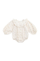 Organic Cotton Muslin Malia Playsuit- Emelia Pink by Jamie Kay