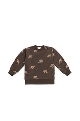 Organic Cotton Peyton Sweatshirt- Bear Buddies Canteen by Jamie Kay