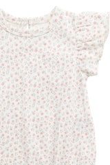 Organic Cotton Sage Onepiece- Posy Garden Pink by Jamie Kay