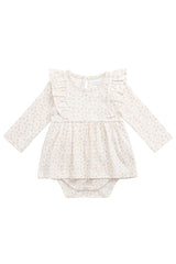Organic Cotton Vivienne Playsuit - Aries Mauve by Jamie Kay