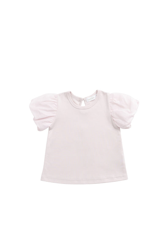 Pima Cotton Myla Top- Soft Misty Rose by Jamie Kay