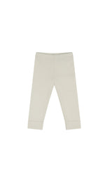 Organic Cotton Fine Rib Legging by Jamie Kay