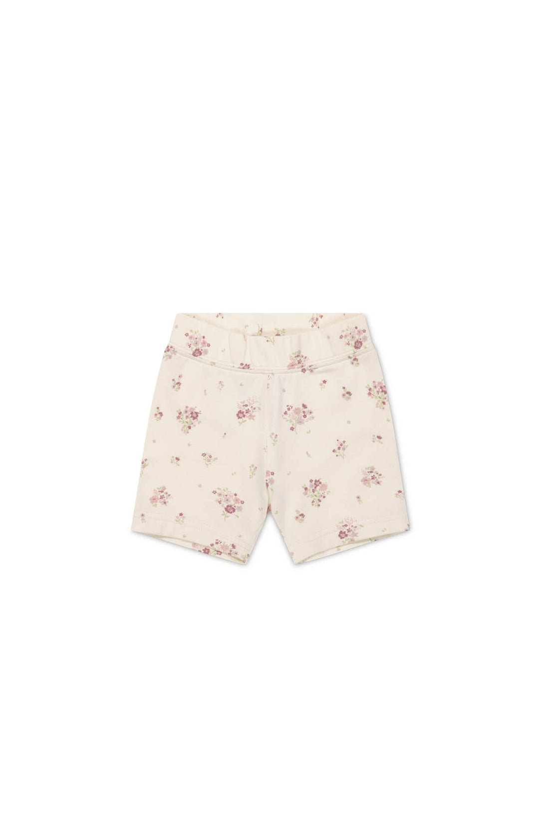 Organic Cotton Everyday Bike Short - Lauren Floral Tofu by Jamie Kay