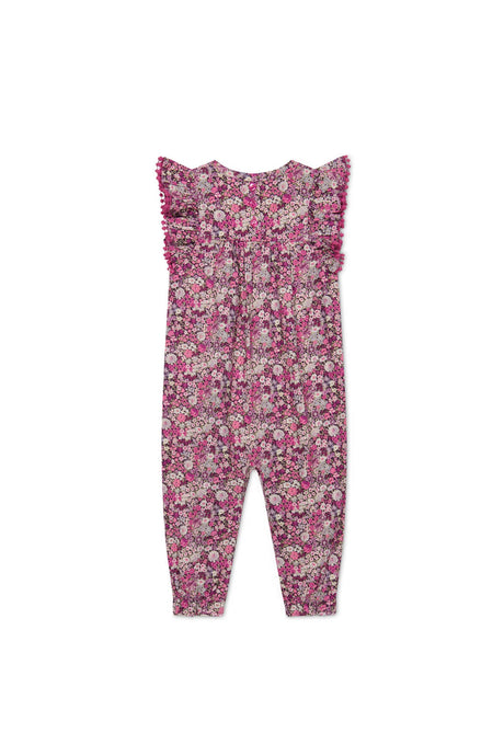 Organic Cotton Martha Playsuit - Garden Print by Jamie Kay