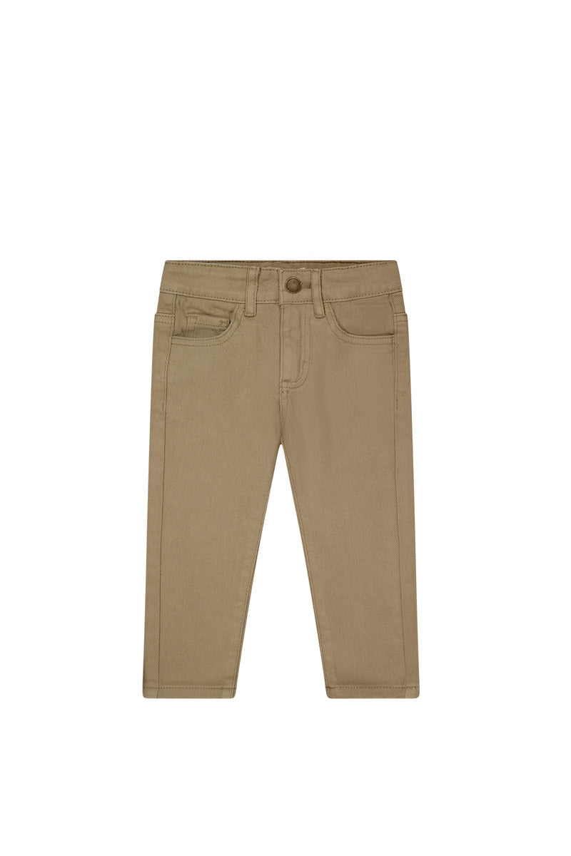 Organic Cotton Twill Flare Cropped Pant | EILEEN FISHER