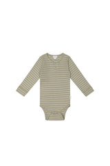 Organic Cotton Modal Long Sleeve Bodysuit by Jamie Kay