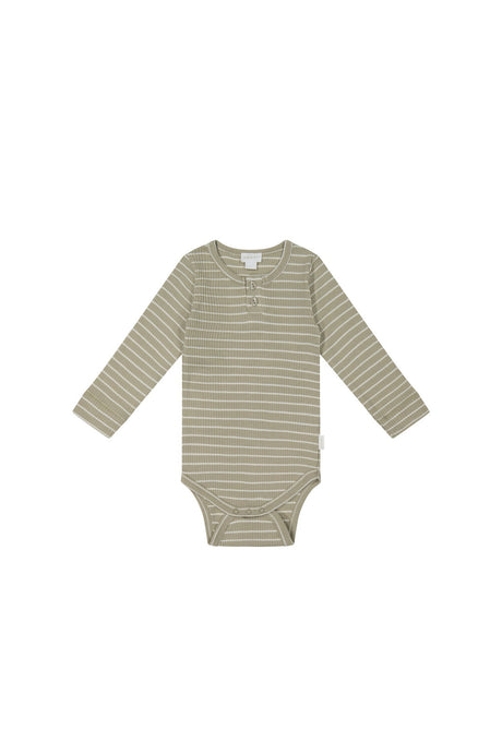 Organic Cotton Modal Long Sleeve Bodysuit by Jamie Kay