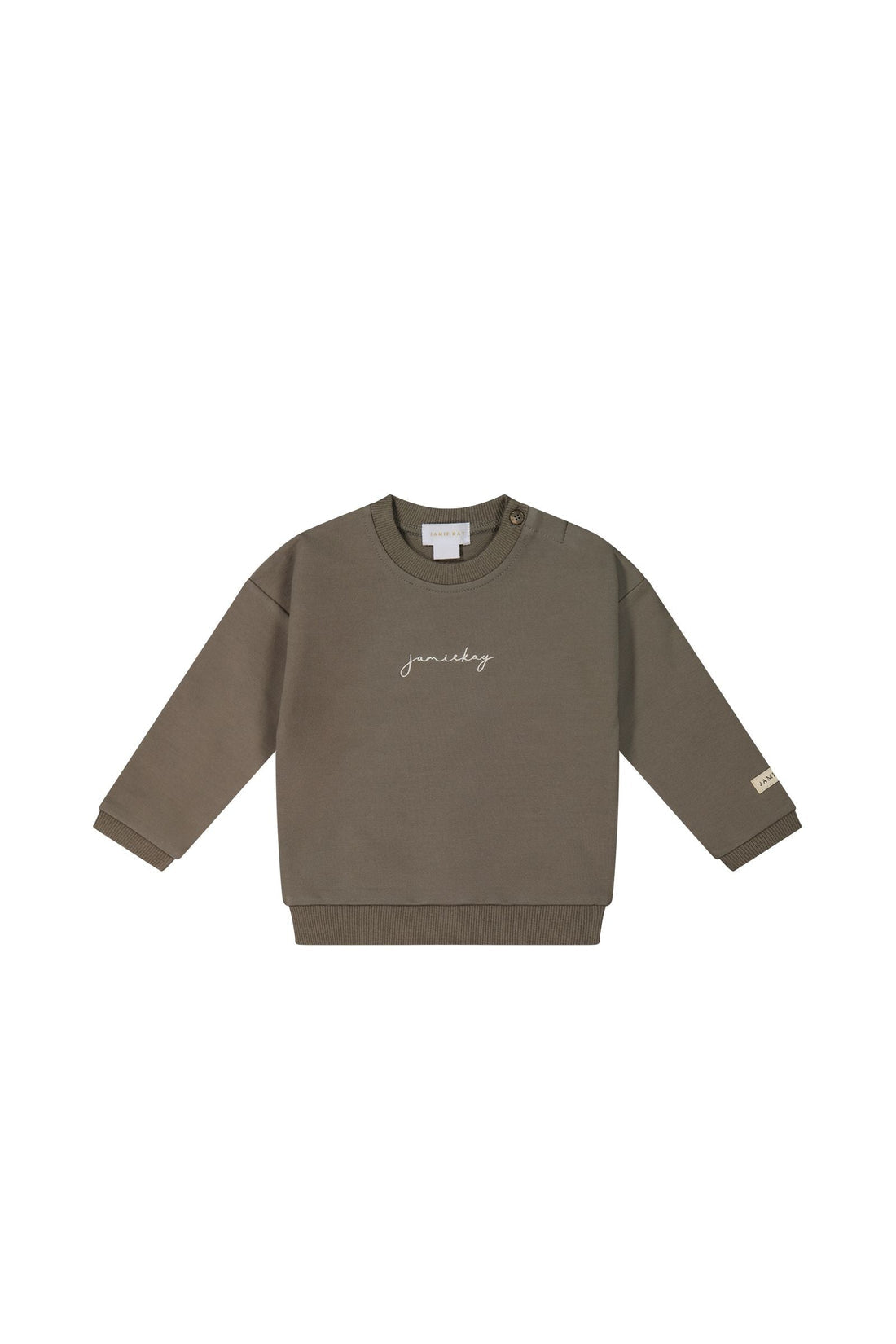 Organic Cotton Damien Sweatshirt - Twig by Jamie Kay