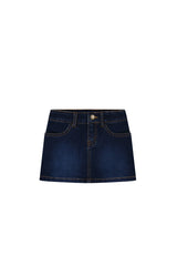 Adrienne Denim Skirt - Indigo Denim by Jamie Kay