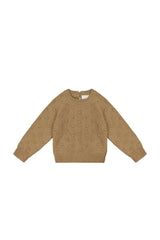 Dotty Knit Jumper - Caramel Cream by Jamie Kay