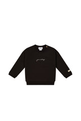 Organic Cotton Damien Sweatshirt - Dark Chocolate by Jamie Kay