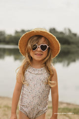 Bella Swimsuit - Quinn Egret by Jamie Kay