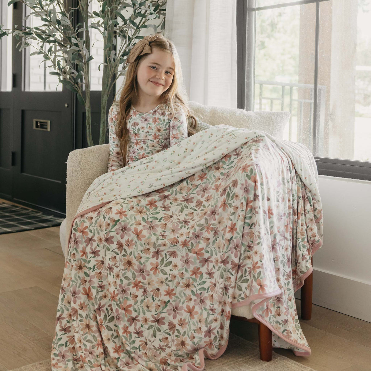 Three-Layer Jumbo Quilt- Natalie by Copper Pearl