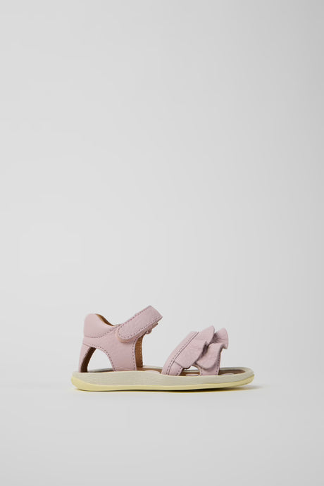 Twins- Pink Leather Sandals by Camper Shoes