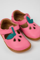 Twins- Sella Bergamot Pink Leather by Camper Shoes