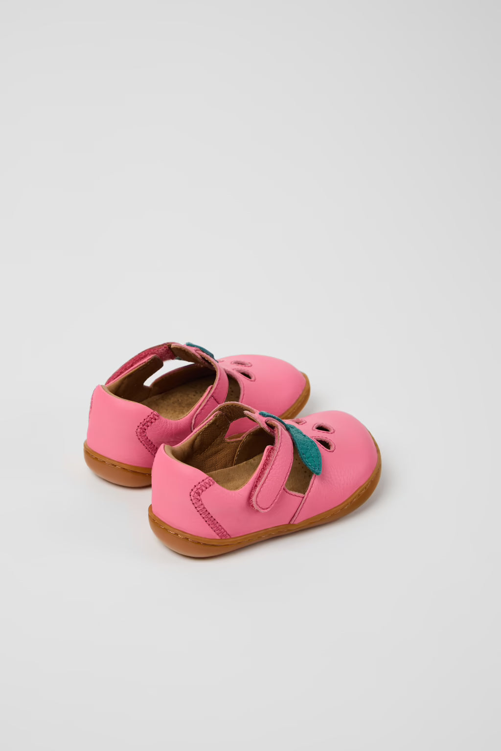 Twins- Sella Bergamot Pink Leather by Camper Shoes