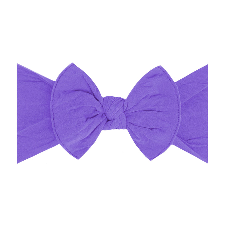 Knotted Bow - Amethyst by Baby Bling