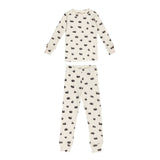 Kids' Organic L/Sleeve PJ Set in Enchanted Pumpkins by L'ovedbaby
