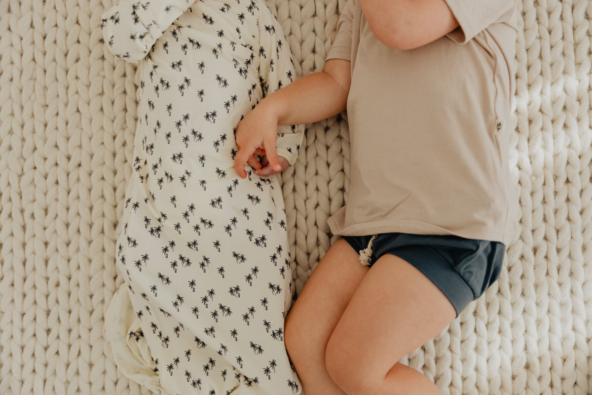 Baby Shorties in Dusty Blue by babysprouts