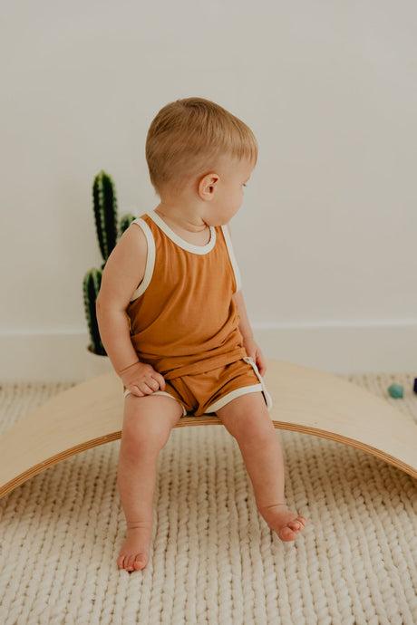 Track Set in Butterscotch by babysprouts