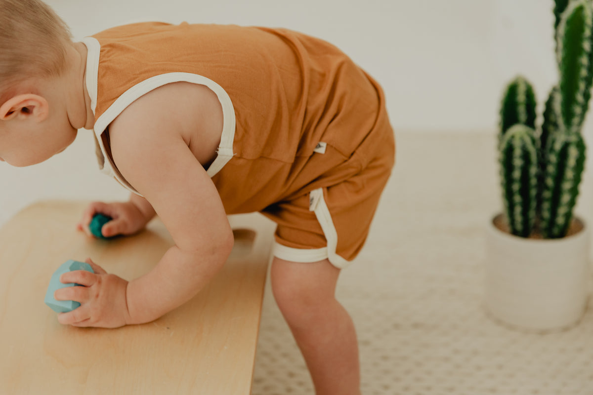 Track Set in Butterscotch by babysprouts